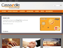 Tablet Screenshot of cassaedilepg.it